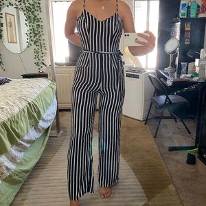 Striped Jumpsuit